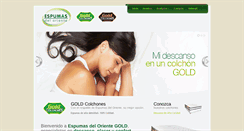 Desktop Screenshot of espumasdelorientegold.com